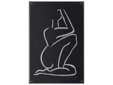 John Richard Melissa Abide Griffith's Ebony Contour-IV Wall Art JRGBG2257D