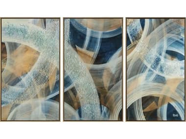 John Richard Mary Hong's Keep on Spinning Triptych Canvas Wall Art (Set of 3) JRGBG2465S3