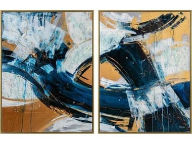 John Richard Mary Hong's On A Mission Diptych Canvas Wall Art (Set of 2) JRGBG2633S2