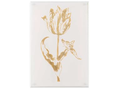 John Richard Jacob Marrel's Gilded Tulips - Opulent Flourish Wall Art JRGBG2921B