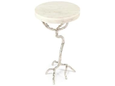 John Richard Round Marble End Table JRJFD0096