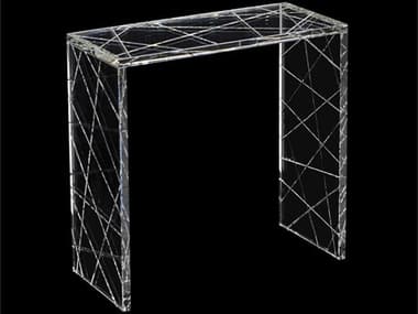 John Richard Mark Mcdowell 22" Rectangular Glass Clear End Table JRJFD0216