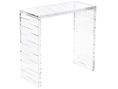 John Richard Rectangular Clear Crystal End Table JRJFD0267