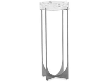 John Richard Svelte Round Silver End Table JRJFD0371