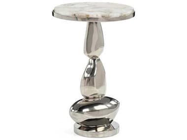 John Richard Smelted Round Stone End Table JRJFD0444