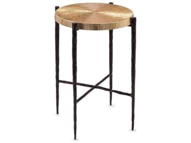 John Richard Round Metal End Table JRJRA10139