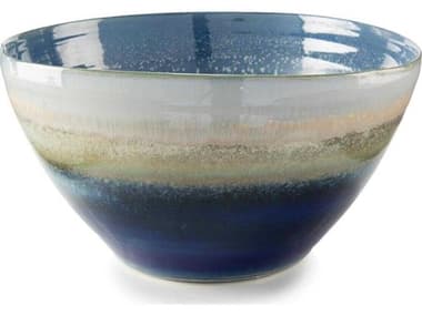 John Richard Reactive Blue & Cream Bowl JRJRA10180