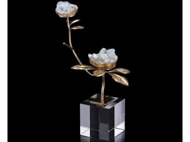 John Richard Double Celestite Blooms Sculpture JRJRA10283