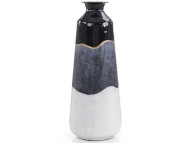 John Richard Abstract Black-And-White Iron Vase JRJRA12011