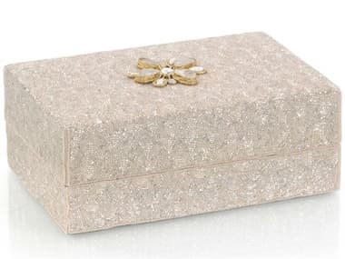 John Richard Ivory Hand-Beaded Box JRJRA12025