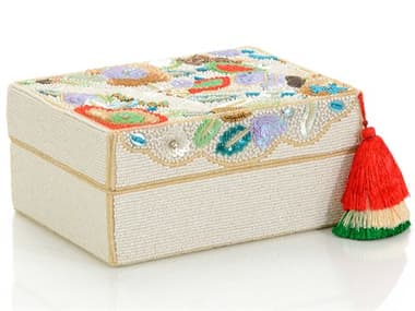 John Richard Cream Belle Fleur Beaded Box JRJRA14214