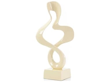 John Richard Cream Enamel Sculpture JRJRA9051