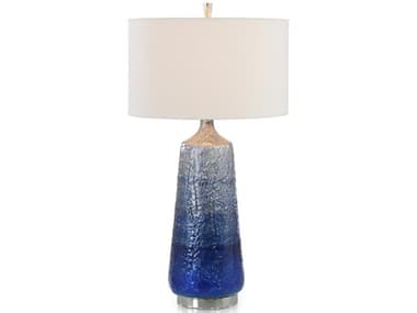 John Richard Mark McDowell Ombre Blue Silver Buffet Lamp JRJRL10408