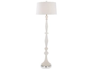 John Richard Alabaster 72" Tall White Crystal Floor Lamp JRJRL10486