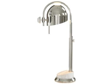 John Richard Industrial Modern Polished Nickel Buffet Lamp JRJRL10563