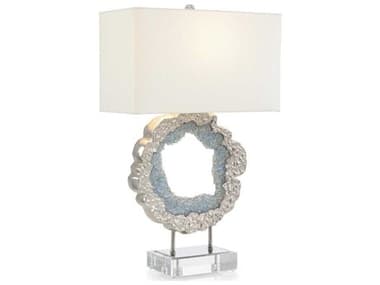 John Richard Hammered Nickel Geode Buffet Lamp JRJRL10602