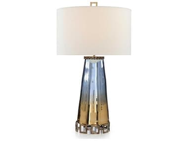John Richard Sapphire Cognac Blue Buffet Lamp JRJRL10608