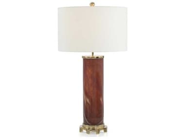John Richard Burnt Sienna Red Buffet Lamp JRJRL10609