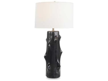 John Richard Sculpted Black Buffet Lamp JRJRL10626