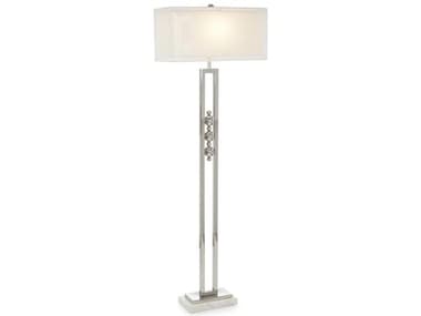 John Richard Isla 67" Tall Polished Nickel Floor Lamp JRJRL10682