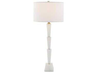 John Richard Giada Bianca White Linen Buffet Lamp JRJRL10922