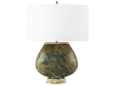 John Richard Marisol Green Blue Buffet Lamp JRJRL10974