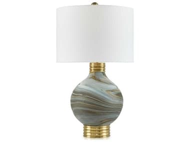 John Richard Giove Brown Grey Buffet Lamp JRJRL10980
