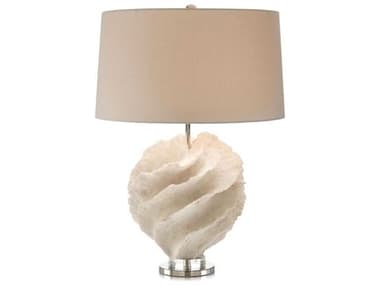 John Richard Rustic Spiral White Buffet Lamp JRJRL9231