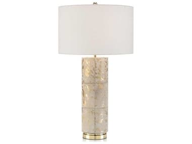 John Richard Hair on Hide Gold Buffet Lamp JRJRL9839