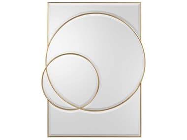 John Richard Eclipse Gold 45''W x 60''H Rectangular Wall Mirror JRJRM1043