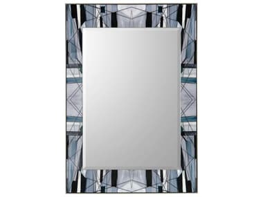 John Richard Lori Dubois' Sea Glass Silver Rectangular Wall Mirror JRJRM1201