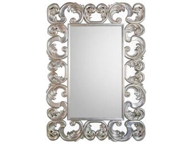 John Richard Montelena Transitional Silver Rectangular Wall Mirror JRJRM1264