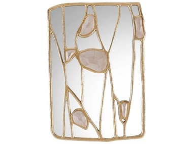 John Richard Embellished Branches Champagne Rectangular Wall Mirror JRJRM1365