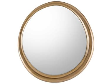 John Richard Cuff Champagne Round Wall Mirror JRJRM1375