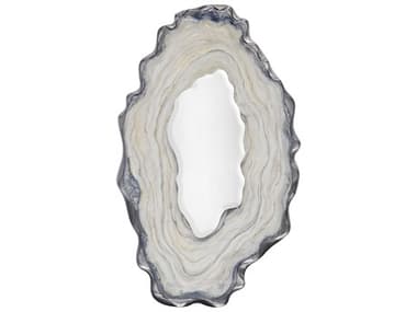 John Richard Dirillo Grey Agate Oval Wall Mirror JRJRM1379