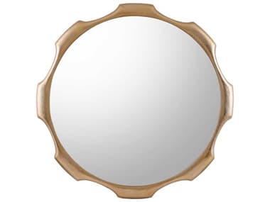 John Richard Cog Champagne Round Wall Mirror JRJRM1421