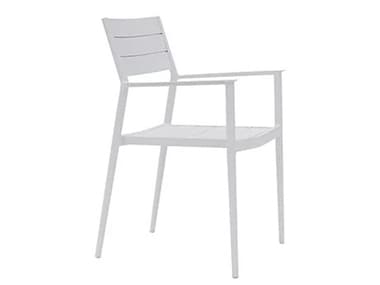 Schnupp Patio Estela Aluminum White Dining Arm Chair JV06DCW