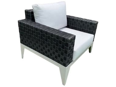 Schnupp Patio Marbella Cushion Aluminum Wicker Black Lounge Chair JVSP17CLBL