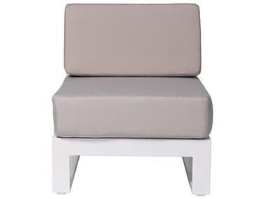 Schnupp Patio Aruba Cushion Aluminum White Matte Regular Modular Lounge Chair JVSP51AW