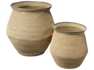 Jamie Young Cobra Basket Set of 2 JYC10COBRBANA