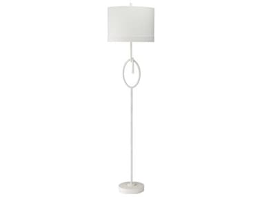 Jamie Young Knot 70" Tall White Gesso Floor Lamp JYC1KNOTFLWH