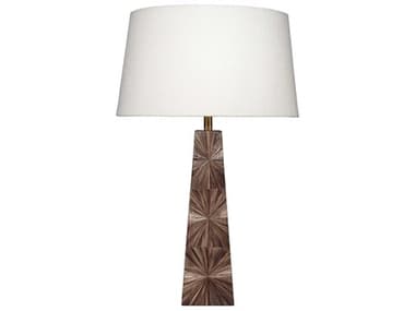 Jamie Young Palm Marquetry Brown Buffet Lamp JYC1PALMTLBR