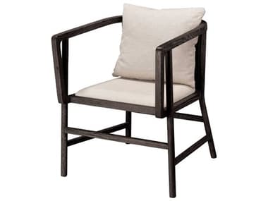 Jamie Young Grayson Brown Fabric Accent Chair JYC20GRAYCHGR