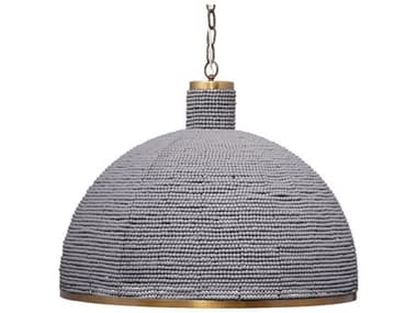 Jamie Young Big Sur 3-Light Slate Blue Dome Chandelier JYC5BIGSCHSB