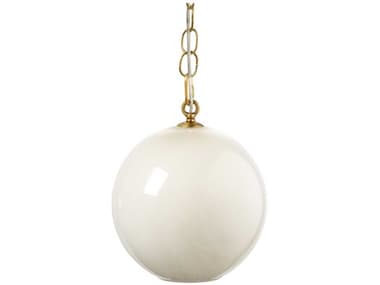 Jamie Young Camber 1-Light Taupe Brown Globe Mini Pendant JYC5CAMBPETA