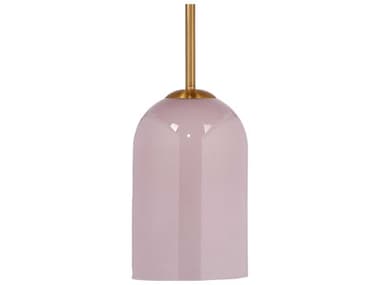 Jamie Young Holt 1-Light Pink Cylinder Mini Pendant JYC5HOLTPEPI