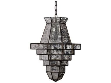 Jamie Young Imperial 1-Light Black Geometric Pendant JYC5IMPEPEBK