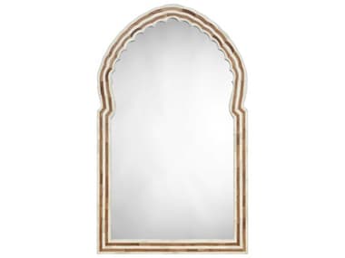 Jamie Young Bardot Natural / Bone Rectangular Wall Mirror JYC6BARDMINA