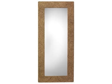 Jamie Young Harbor Natural Seagrass 35''W x 80''H Rectangular Floor Mirror JYC6HARBMIFL