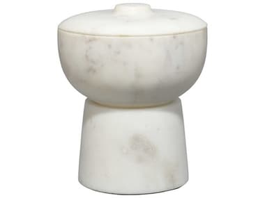 Jamie Young Bennett White 4'' Decorative Accent JYC7BENNSMWH